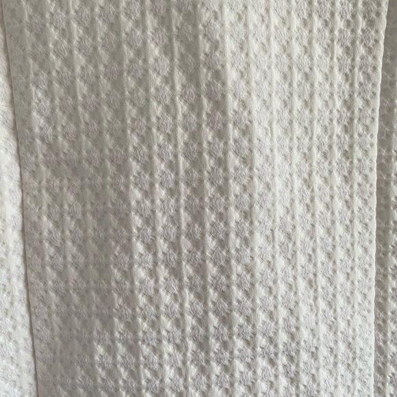 ZARA textured cut out white dress size M - Picture 5 of 9